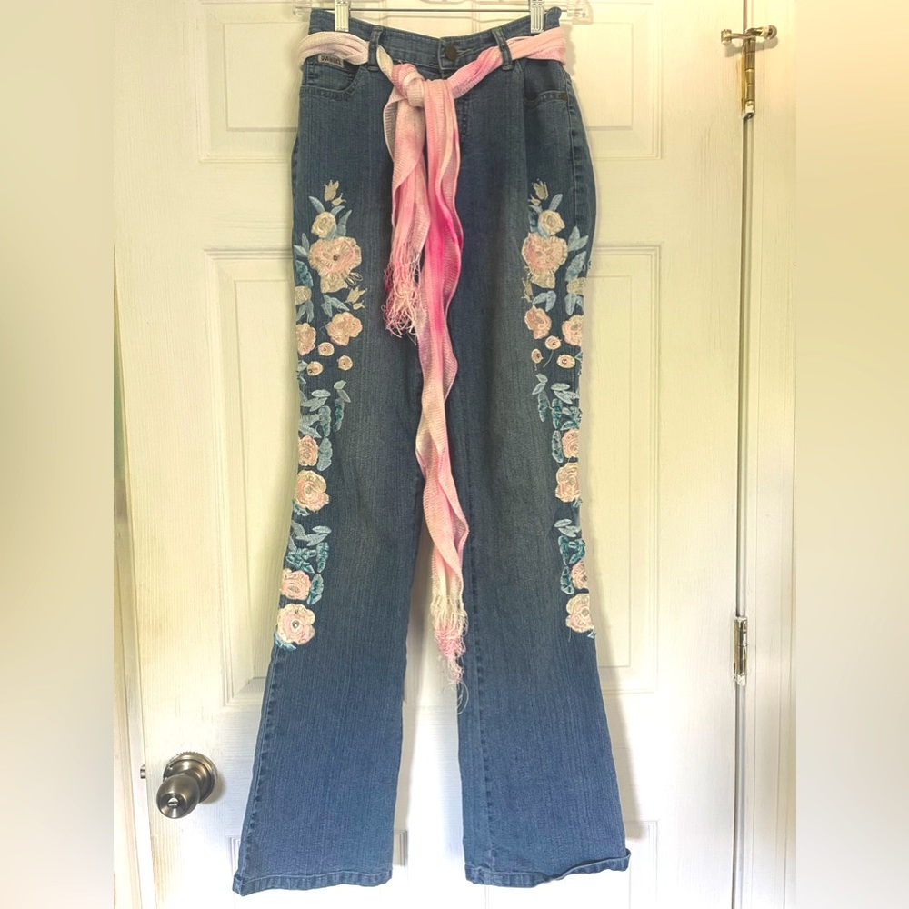 Vintage Daniel embroidered jeans